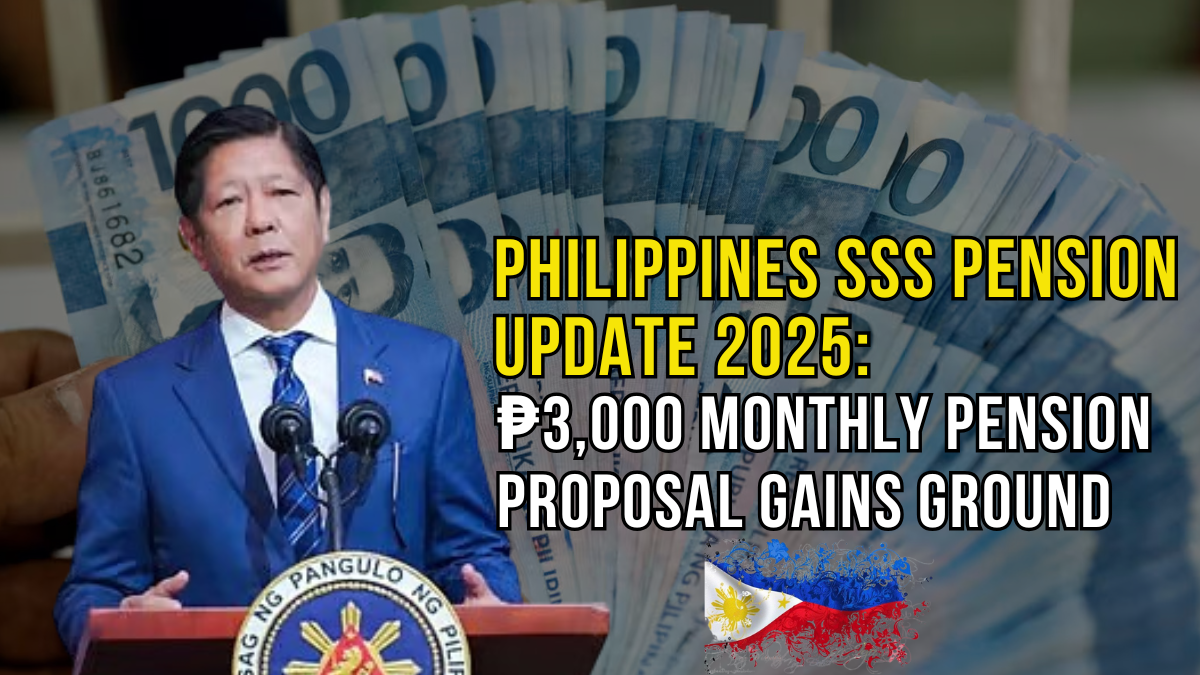 Philippines SSS Pension Update 2025: ₱3,000 Monthly Pension Proposal Gains Ground