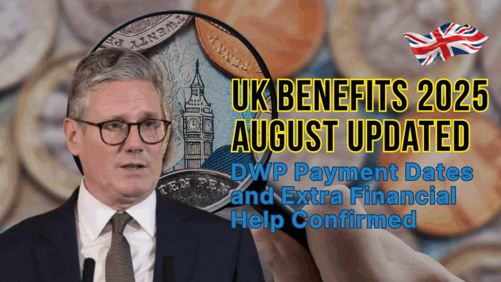 UK Benefits Update August 2025: Early DWP Payment Dates and Extra Financial Help Explained