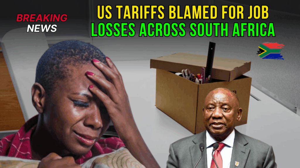 South Africa Confronts Job Loss Crisis After 30% US Tariff in August 2025