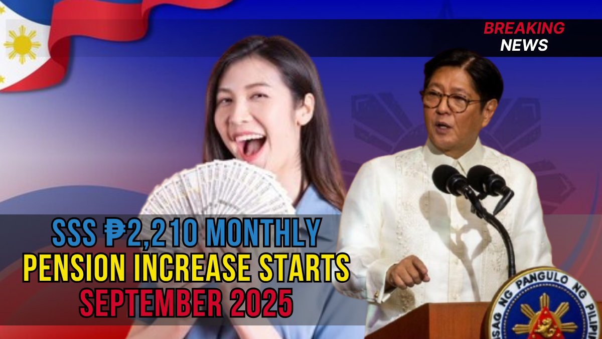 SSS ₱2,210 Monthly Pension Increase Starts September 2025