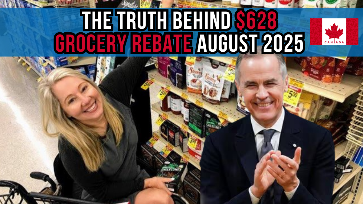 Canada $628 Grocery Rebate August 2025